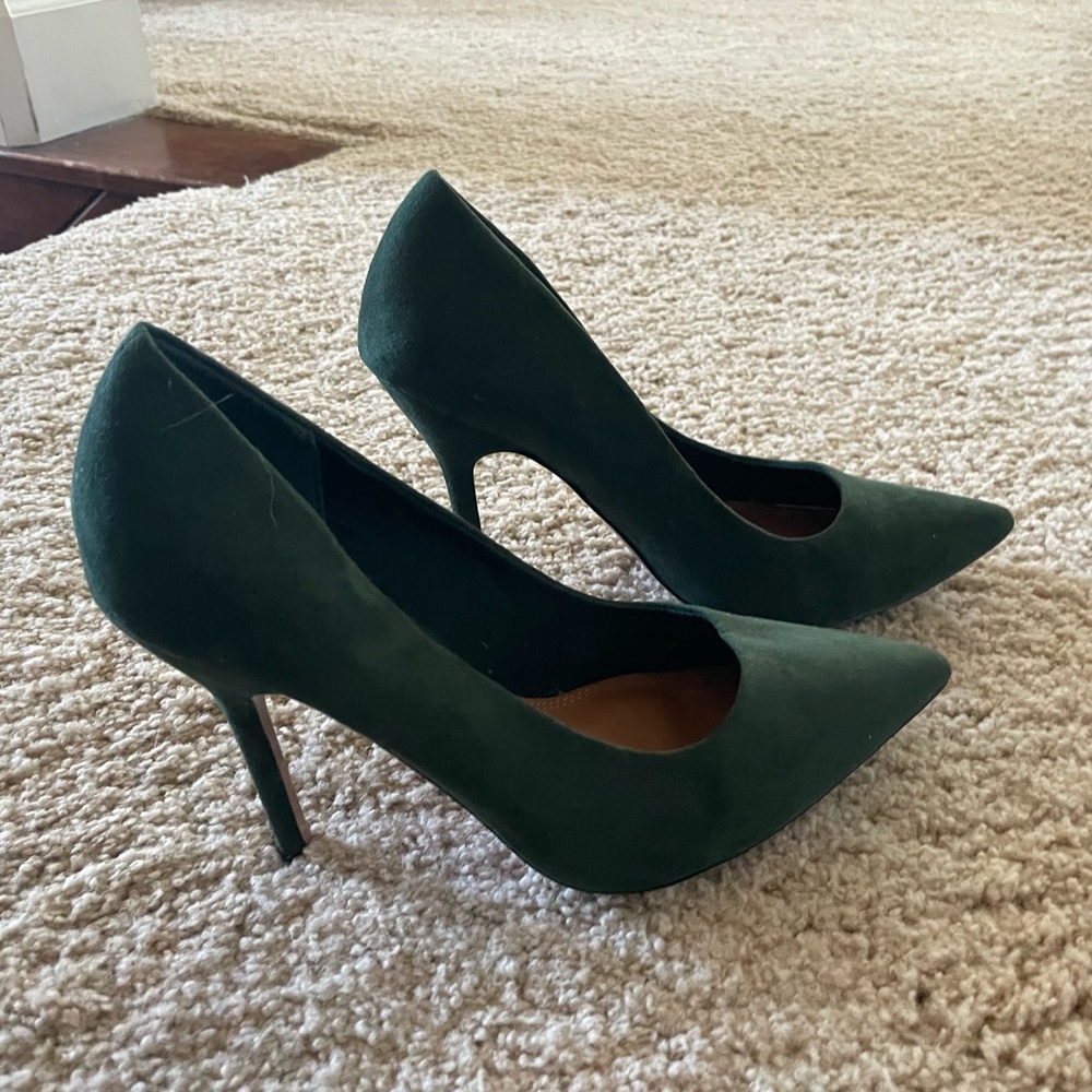 Asos dark green heels